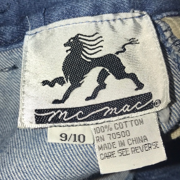 Mc Mac Long Jean Skirt 100% Cotton Size 9/10 - Picture 7 of 7